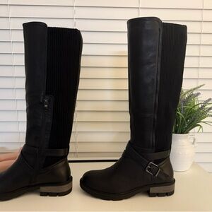 Corkys Black Over the Knee Boots